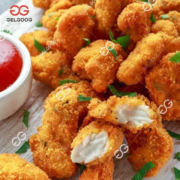 Chicken Nuggets Frying Machine