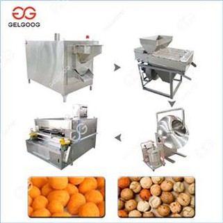 Линия за производство на фъстъци, покрити със захарно брашно|Машина за производство на фъстъци, покрити с мед